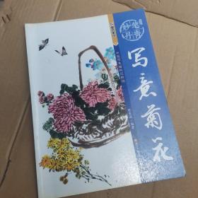 墨点字帖妙笔丹青写意菊花 美术国画入门水墨画技巧教材