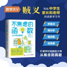 不焦虑的函数：从中考到高考 普通图书/自然科学 贼叉 人民邮电 9787115596352