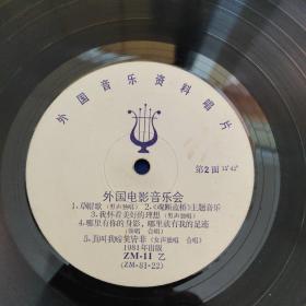 中国音乐资料唱片（黑胶唱片1981年出版）