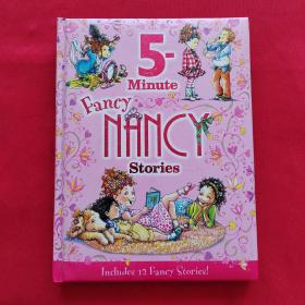 英文原版 少儿绘本 5-Minute Fancy Nancy Stories 南希故事集（海绵精装版）【外文书看图】