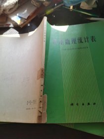 常用数理统计表