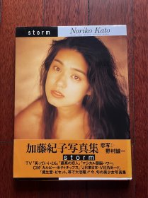 加藤纪子storm写真集 画册写真集场刊 正品JP日版