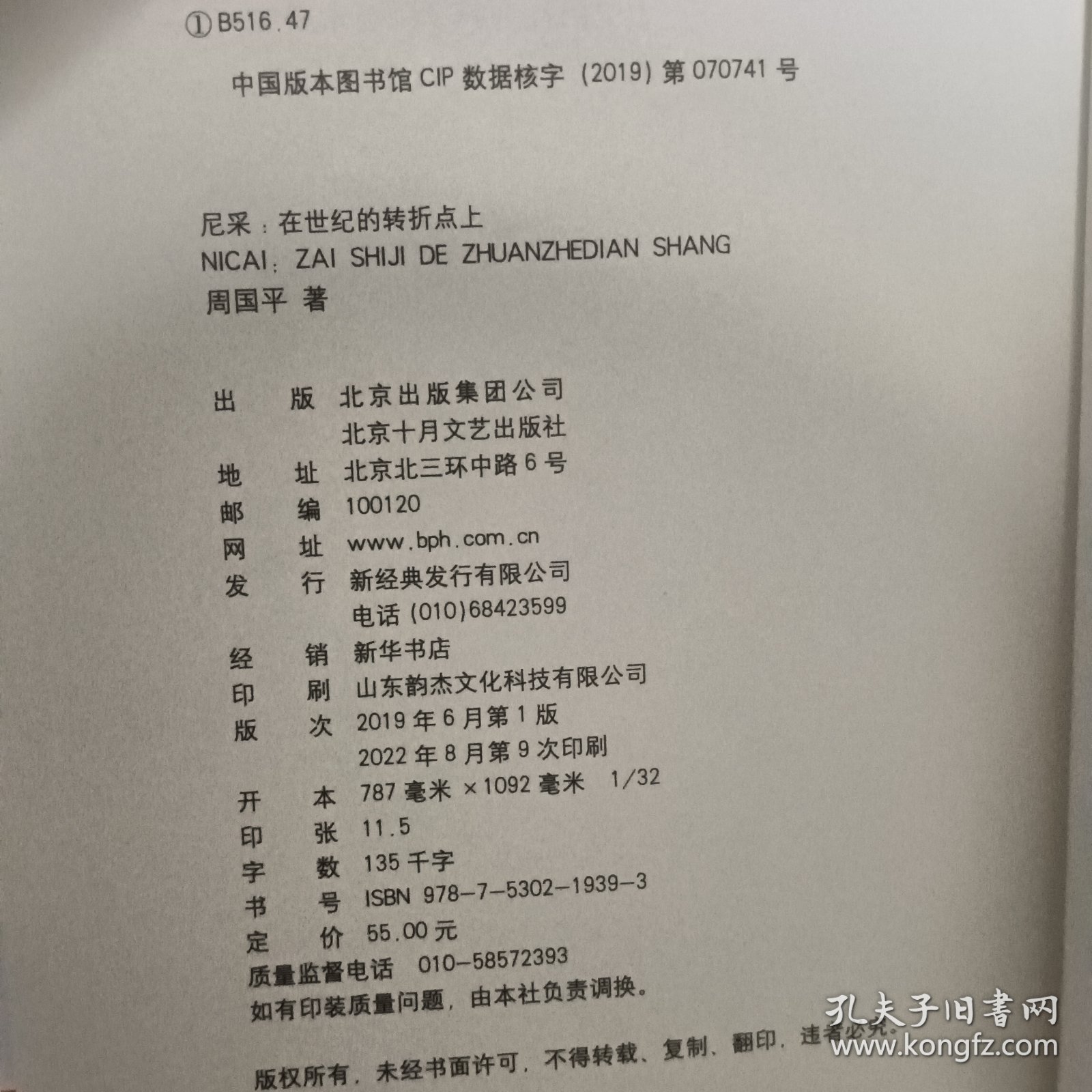 尼采：在世纪的转折点上