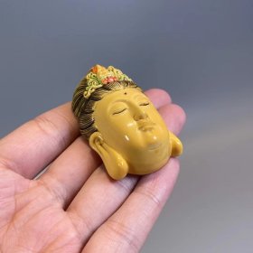 老雕“观音”牌子吊坠