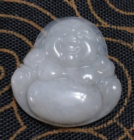挂件天然翡翠大肚佛挂件一个，保存完好品相一流，