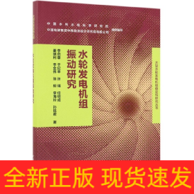 水轮发电机组振动研究/大型水轮发电机组稳定性研究丛书