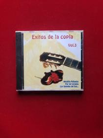 音乐·CD.DVD光盘·歌曲.唱片·盒装 ：【Exitos de la copla】 1碟装  全新塑封