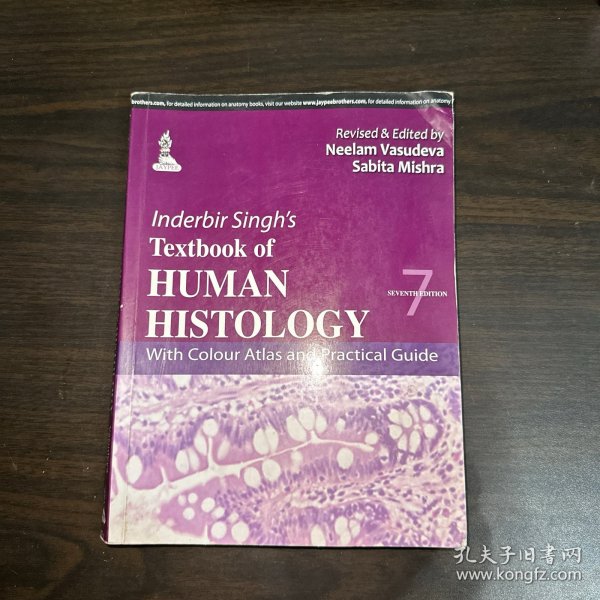 Inderbir Singh‘s Textbook of HUMAN HISTOLOGY