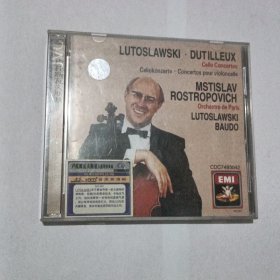 CD《卢托斯瓦夫斯基大提琴协奏曲》九五品带歌词，，碟片高大上，正版碟。