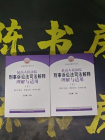 最高人民法院刑事诉讼法司法解释理解与适用(上下)