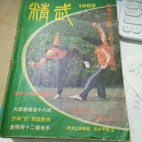 精武杂志  1983年 黑龙江体育报 武术专辑2 品差  不缺页  陈式太极拳擒拿术 大成拳十八技击法  金刚禅十二腿击法  八卦掌门又一支 八形八式 上 干货满满