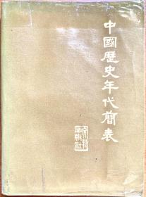 中国历史年代简表（1973年一版）