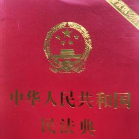 中华人民共和国民法典（大字版32开大字条旨红皮烫金）2020年6月新版