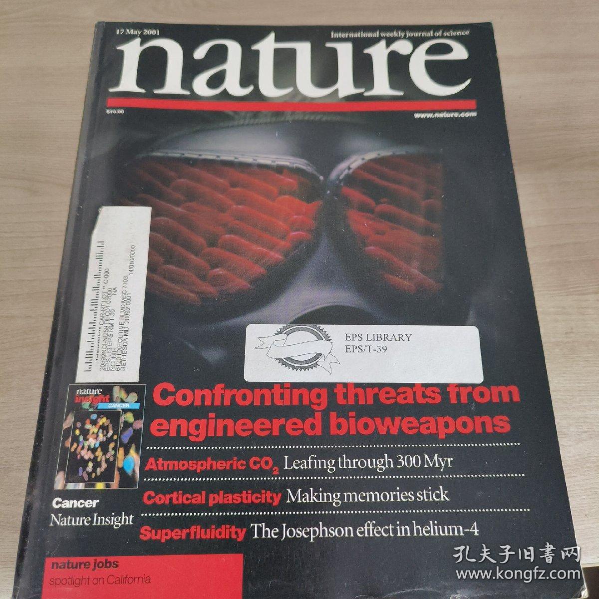 nature 17，May 2001