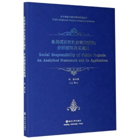 公共项目的社会责任研究--分析框架及其应用/公共事务与治理研究丛书