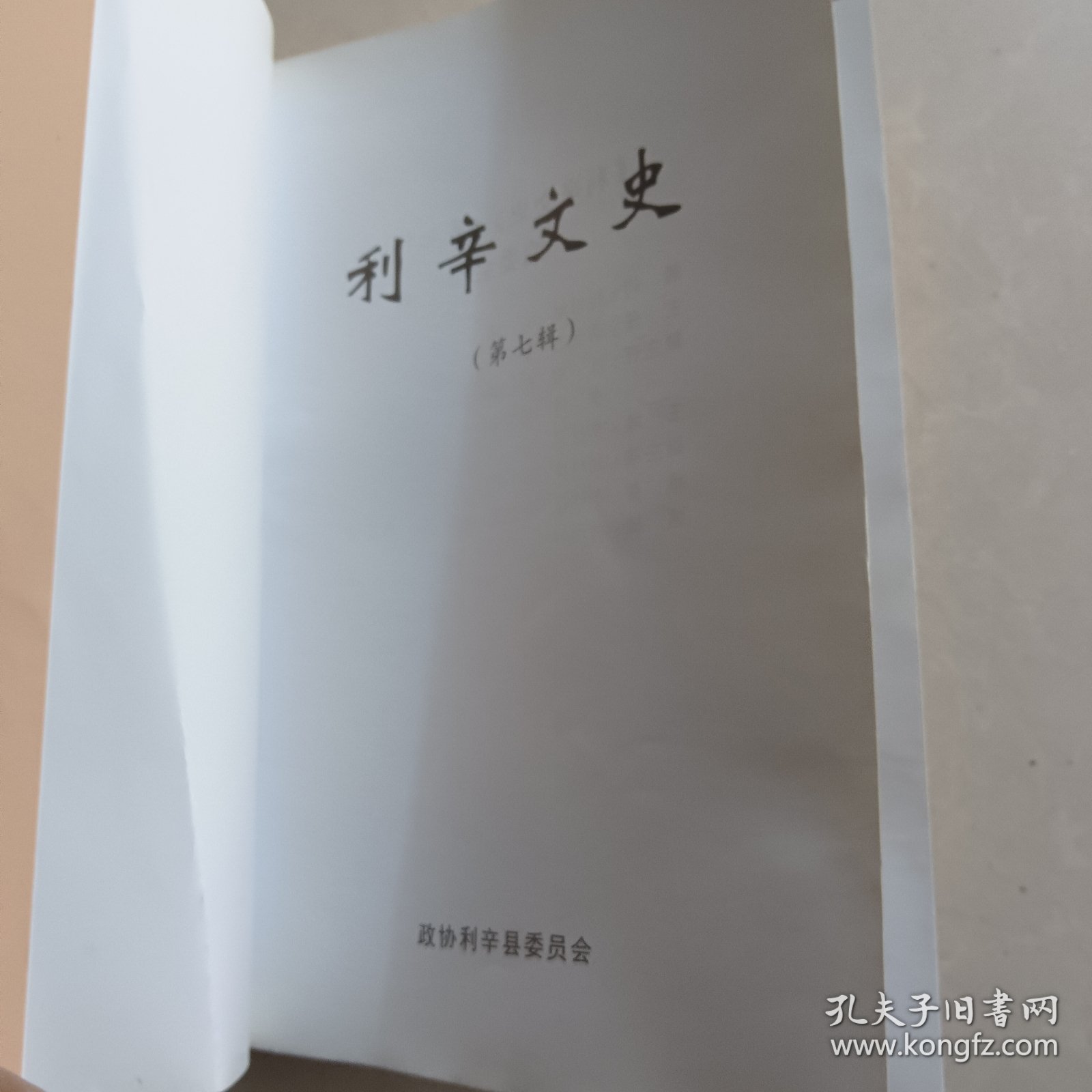利辛文史（第七辑）