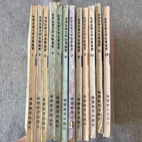 世界百家文学名著鉴赏 1-12册