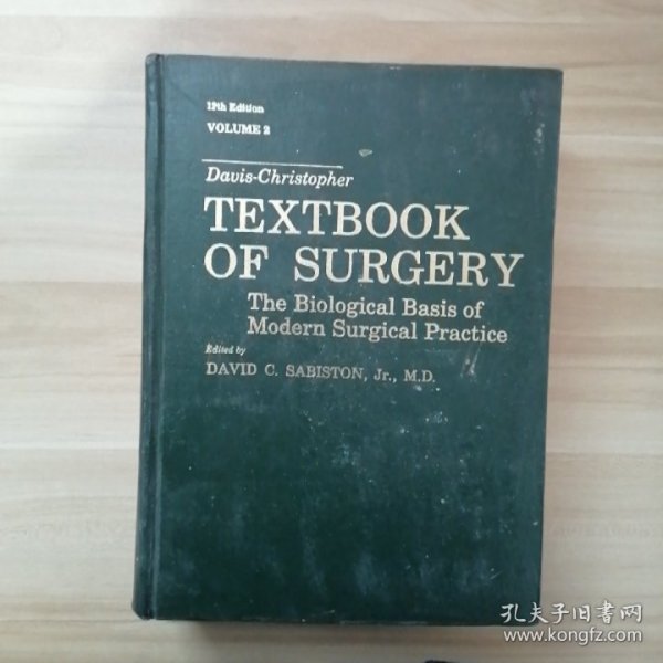 TEXTBOOK OF SURGERY VOLUME 2 外科教材第二册