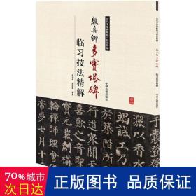 真卿多宝塔碑临技法精解/历代名家碑帖临技法精解 毛笔书法 编者:周世闻//韩胜辉