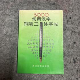 5000常用汉字钢笔三体字帖