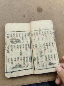 木刻中医，广瘟疫论四卷完整一套全，板存仪邑铜皷寺