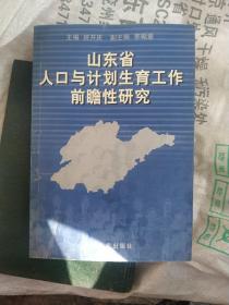 山东省人口与计划生育工作前瞻性研究