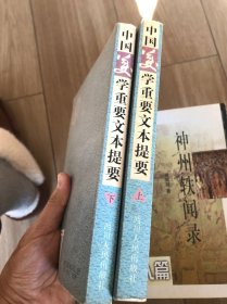 中国美学重要文本提要 上下