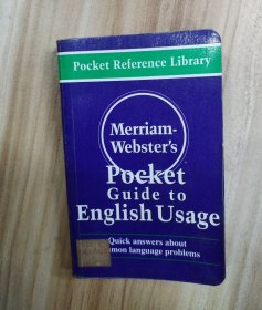 Merriam Webster’s Pocket Guide to English Usage