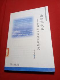 法律现代化：中国法治道路问题研究
