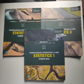 Pearson Edexcel International A Level  STATISTICS 1,2,3（三本合售） STUDENT BOOK（英文原版）