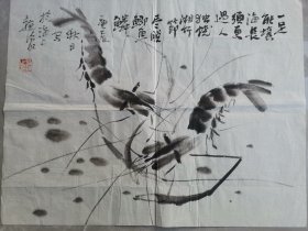 上海画家赵豫花鸟画一幅