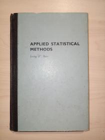 APPLIED STATISTICAL METHODS 应用统计方法(詹绍康 藏书)