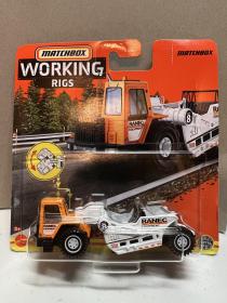 美国发货Matchbox 大号汽车玩具模型 工程装备 working rigs Road scraper全新带包装 刮路机