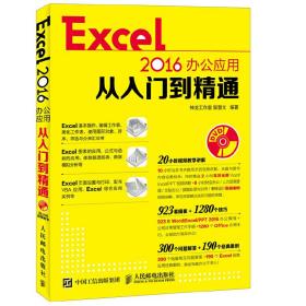 Excel 2016办公应用从入门到精通