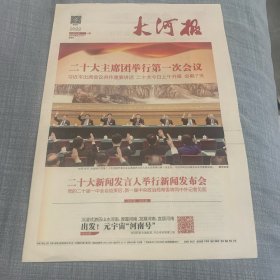 大河报2022年10月16日二十大主席团会议