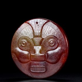 精品和田玉 ，玉质细腻，包浆厚重，沁色入骨，雕工精细，品相完美，细节如图，长6.8厚0.9厘米，总重115克