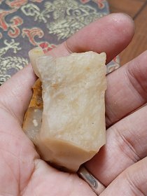 寿山白汶洋原石 细腻 国石不是白给的 放了十年 没有火气了 能出个把件 能切章 青田石/练习章料 印章石料篆刻印石摆件 鸡血 昌化巴林寿山58