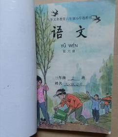 九年义务教育六年制小学教科书语文 第六册（彩版）