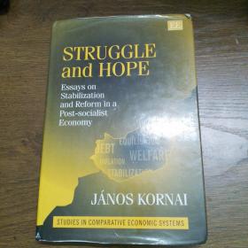 Struggle and Hope: Essays on Stabilization and Reform in a Post-socialist Economy《挣扎与希望》，精装16开，书衣破损