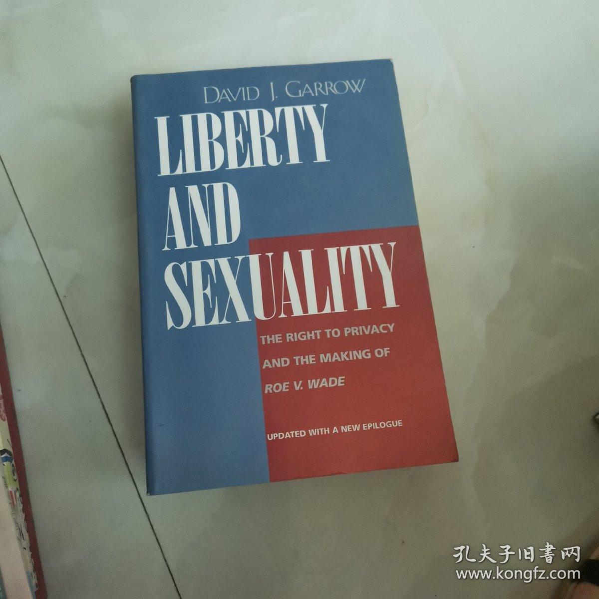 LIBERTY AND SEXUAITY 见图 以图为准