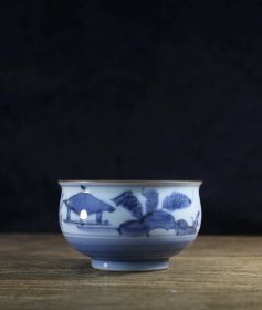 茶杯/主人杯 · 手绘青花