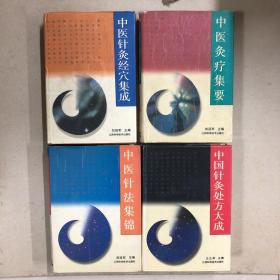 中医针灸经穴集成、中医灸疗集要、中医针法集锦、中国针灸处方大成（全四册）