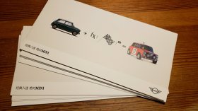 经典入迷 绝对MINI，MINI汽车限定收藏卡片19张 THE BOX车展