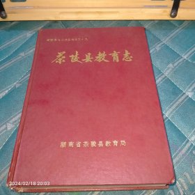 茶陵县教育志，1993年，完整品好
