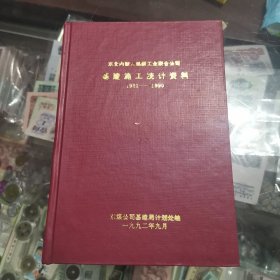 东煤公司基建施工统计（1981一1990）