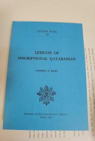 Lexicon of Inscriptonal Qatabanian