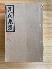 夏氏族谱1-11册（共11册线装）