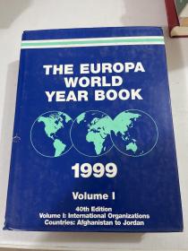 the europa world year book 19991999年欧洲世界年鉴