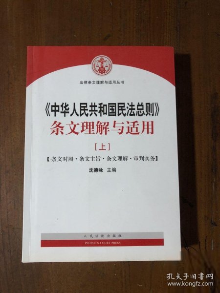 中华人民共和国民法总则 条文理解与适用（套装上下册）