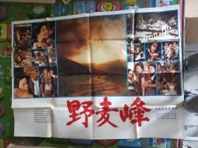 经典怀旧 日本彩色故事片 野麦峰 电影海报一张